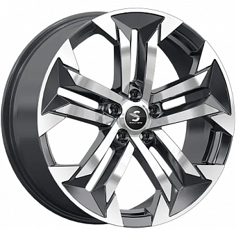   K&K KP015-09 7,5x19 5x114,3 49.5 DIA67.1 Diamond Black Gris (19 Sorento/Sfnta Fe)